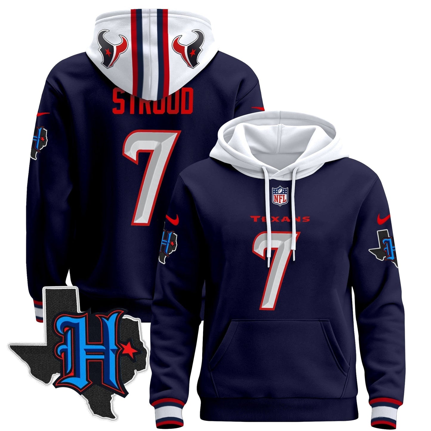 Houston Texans2024 Pullover Hoodie - All Stitched