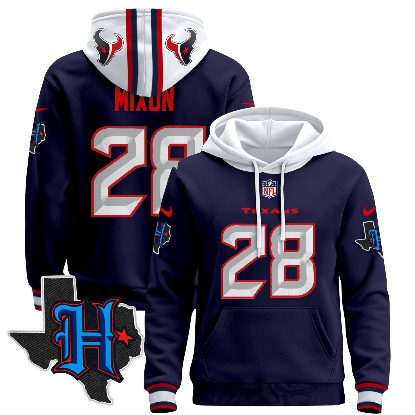 Houston Texans2024 Pullover Hoodie - All Stitched