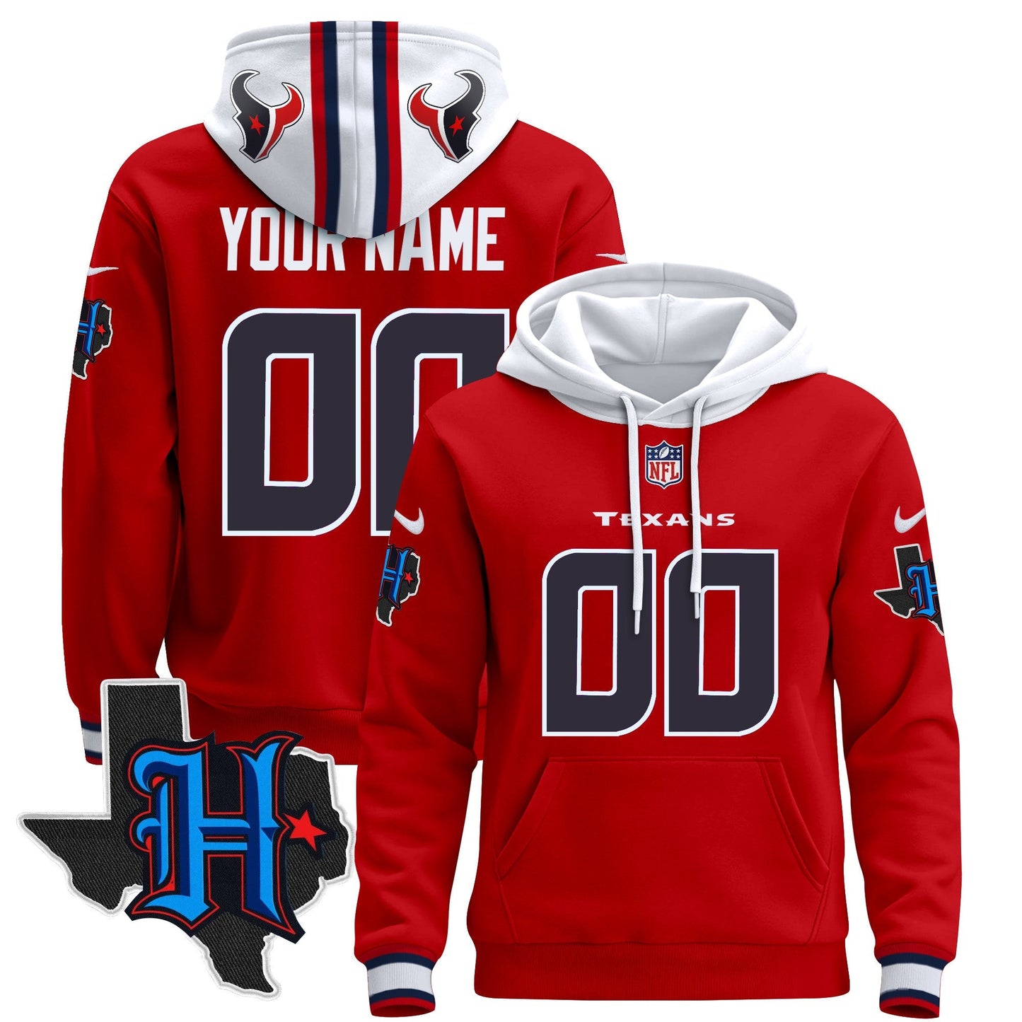 HOU 2024 Custom Pullover Hoodie