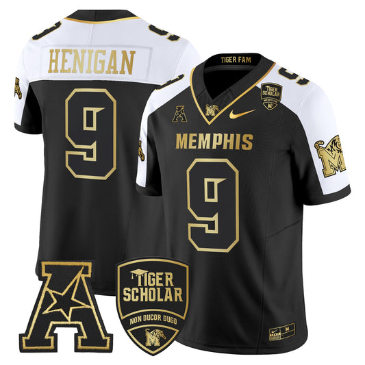 Memphis Tigers 2024 Gold Vapor Limited Jersey - All Stitched