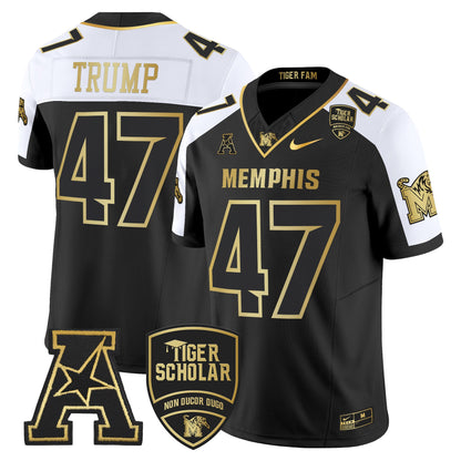 Memphis Tigers 2024 Gold Vapor Limited Jersey - All Stitched