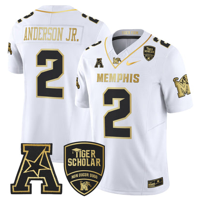 Memphis Tigers 2024 Gold Vapor Limited Jersey - All Stitched