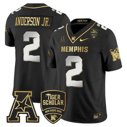 Memphis Tigers 2024 Gold Vapor Limited Jersey - All Stitched