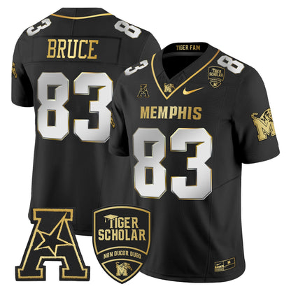 Memphis Tigers 2024 Gold Vapor Limited Jersey - All Stitched