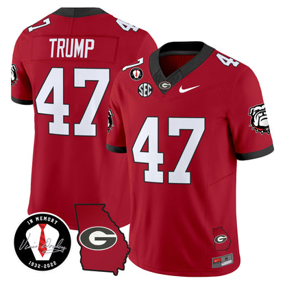 Men's Georgia Bulldogs 2024 Vapor Limited Jersey V5 - Georgia Map - All Stitched