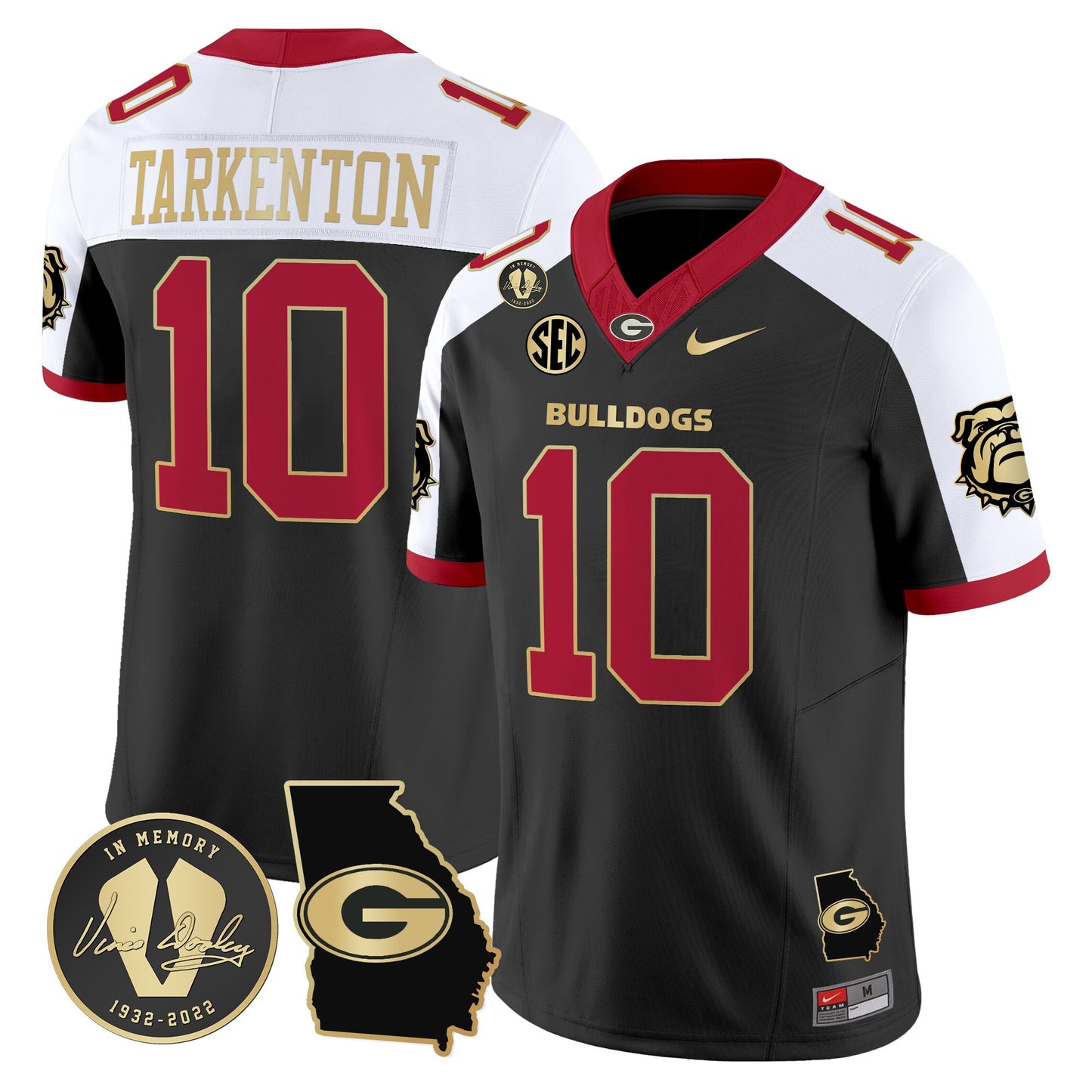 Men's Georgia Bulldogs 2024 Vapor Limited Jersey V5 - Georgia Map - All Stitched