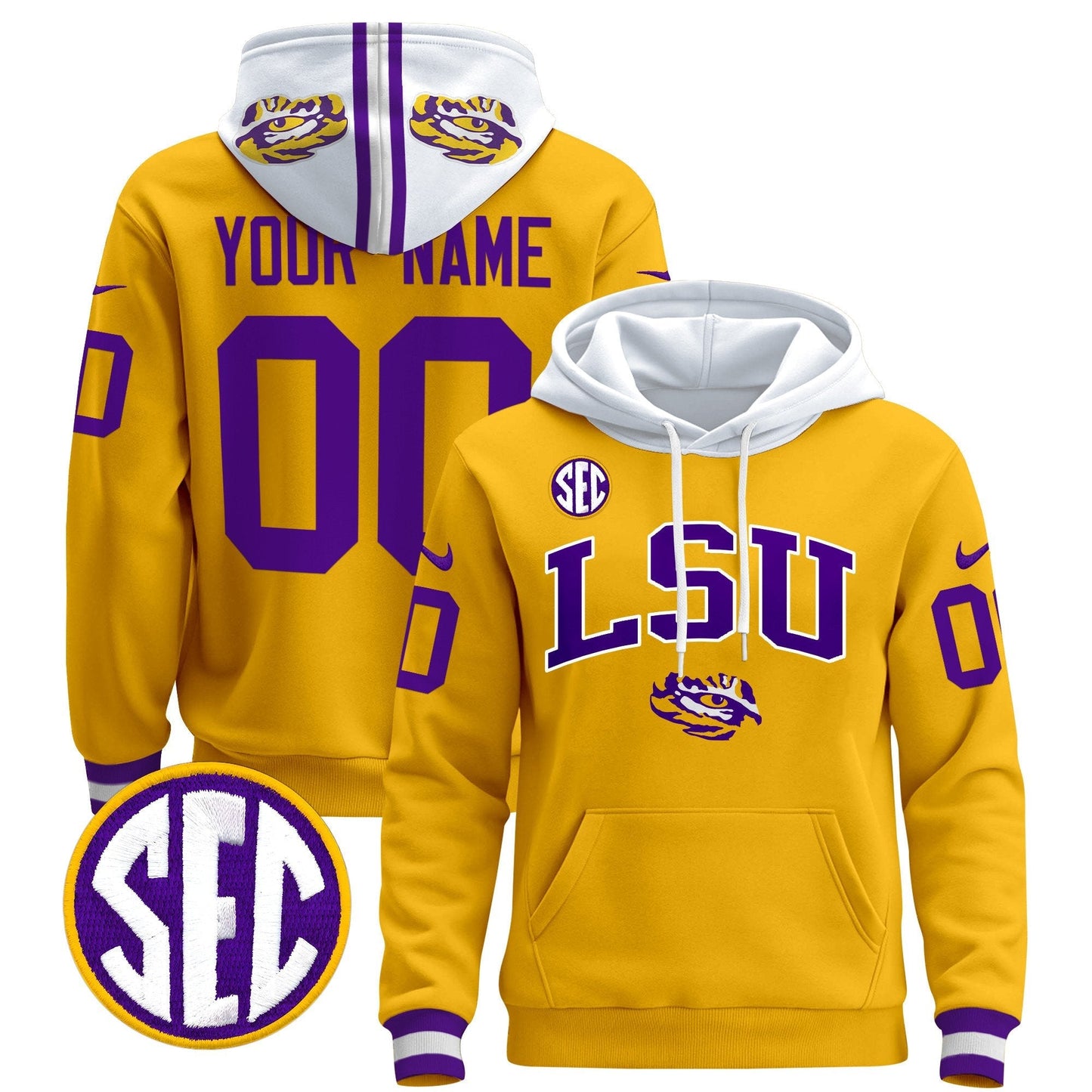 LSU 2024 Custom Pullover Hoodie V2