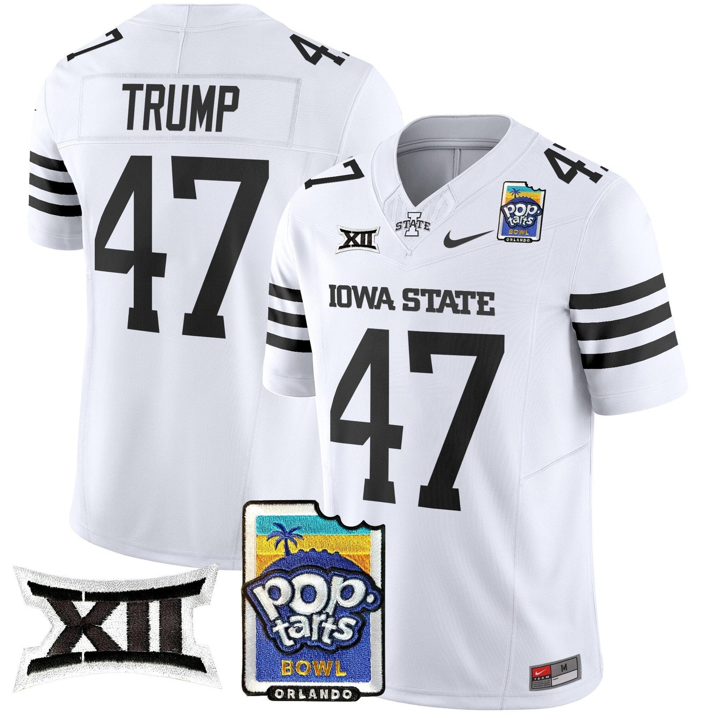 Iowa State Cyclones 2025 PopTarts Bowl Patch Vapor Limited Jersey - All Stitched