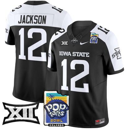 Iowa State Cyclones 2025 PopTarts Bowl Patch Vapor Limited Jersey - All Stitched
