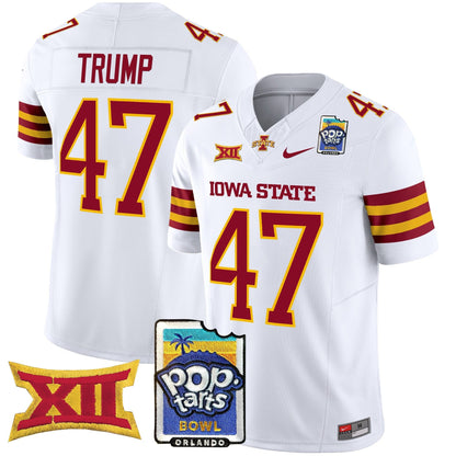 Iowa State Cyclones 2025 PopTarts Bowl Patch Vapor Limited Jersey - All Stitched