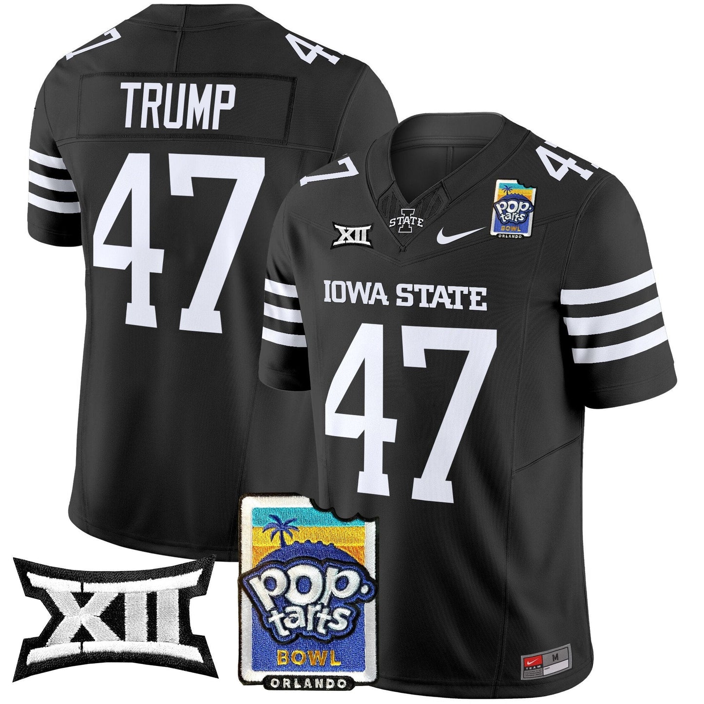 Iowa State Cyclones 2025 PopTarts Bowl Patch Vapor Limited Jersey - All Stitched