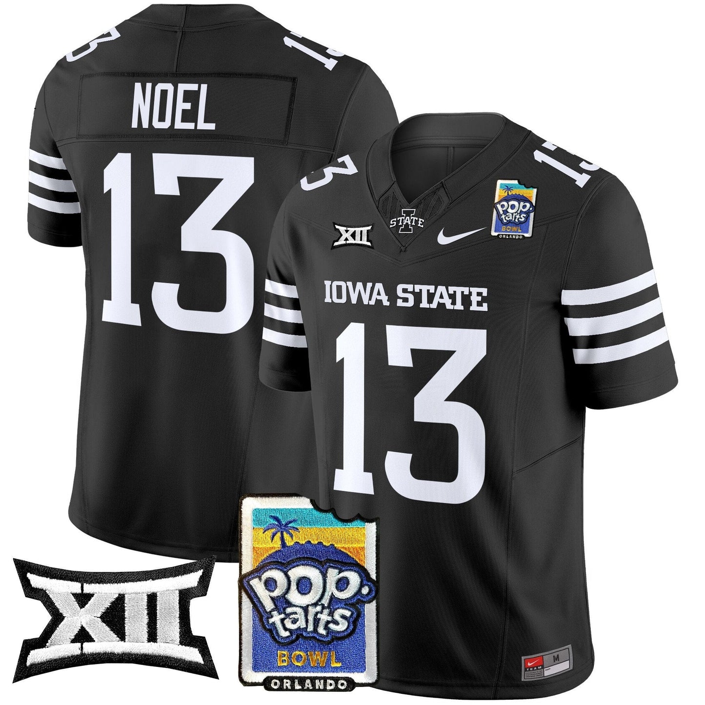 Iowa State Cyclones 2025 PopTarts Bowl Patch Vapor Limited Jersey - All Stitched