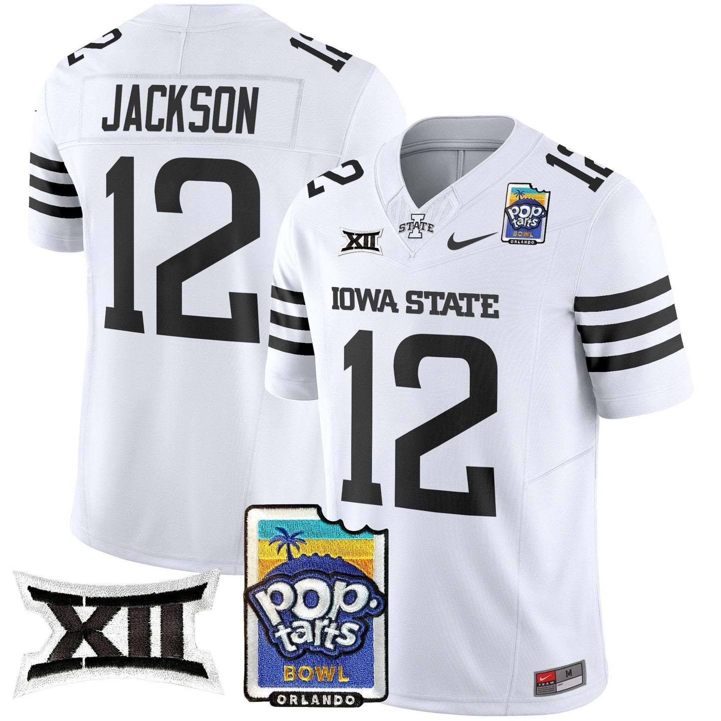 Iowa State Cyclones 2025 PopTarts Bowl Patch Vapor Limited Jersey - All Stitched