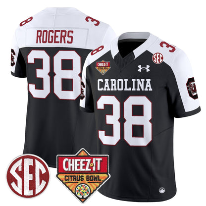 South Carolina Gamecocks 1980 Throwback Cheez-It Citrus Bowl Patch Vapor Limited Jersey - All Stitched