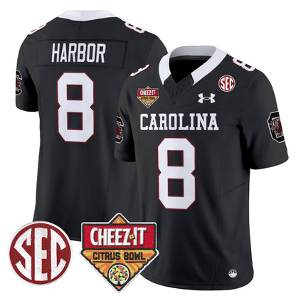 South Carolina Gamecocks 1980 Throwback Cheez-It Citrus Bowl Patch Vapor Limited Jersey - All Stitched