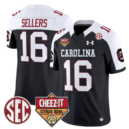 South Carolina Gamecocks 1980 Throwback Cheez-It Citrus Bowl Patch Vapor Limited Jersey - All Stitched