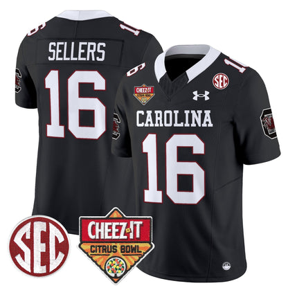 South Carolina Gamecocks 1980 Throwback Cheez-It Citrus Bowl Patch Vapor Limited Jersey - All Stitched