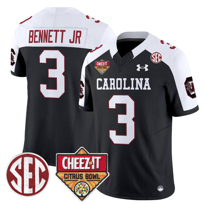 South Carolina Gamecocks 1980 Throwback Cheez-It Citrus Bowl Patch Vapor Limited Jersey - All Stitched