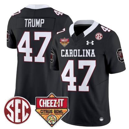 South Carolina Gamecocks 1980 Throwback Cheez-It Citrus Bowl Patch Vapor Limited Jersey - All Stitched