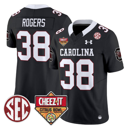 South Carolina Gamecocks 1980 Throwback Cheez-It Citrus Bowl Patch Vapor Limited Jersey - All Stitched