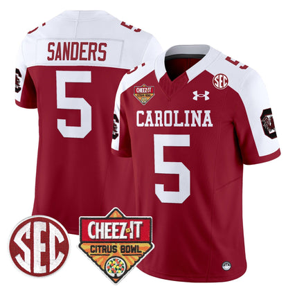 South Carolina Gamecocks 1980 Throwback Cheez-It Citrus Bowl Patch Vapor Limited Jersey - All Stitched