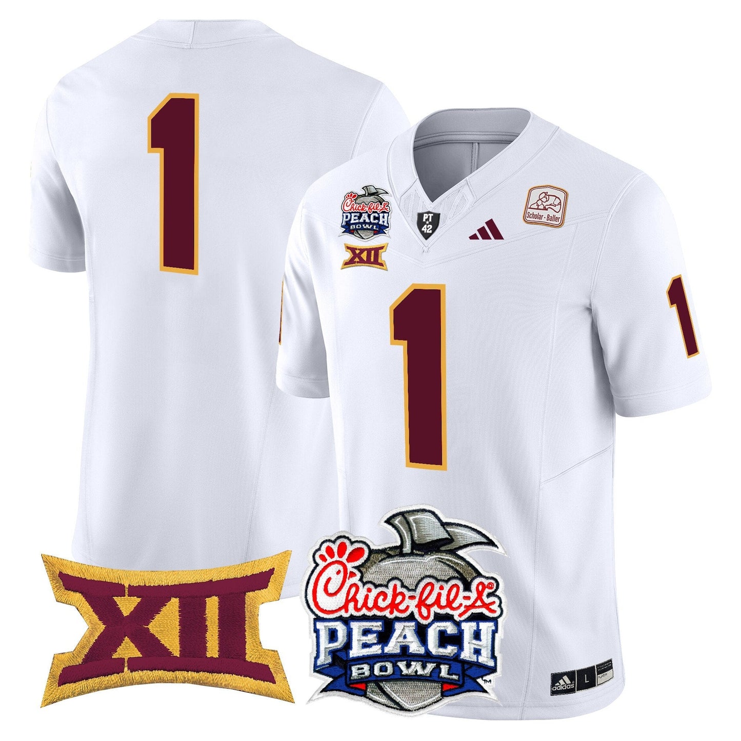 Arizona State Sun Devils 2025 Peach Bowl Vapor Limited Jersey - All Stitched