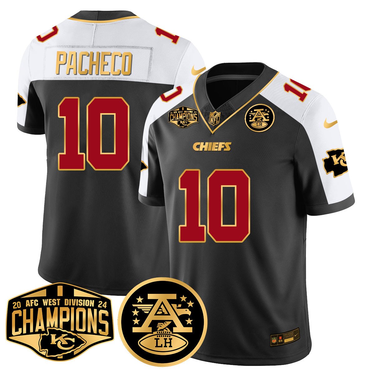 Chiefs 2024 AFC West Champs Jersey - All Stitched