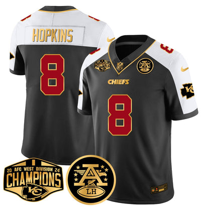 Chiefs 2024 AFC West Champs Jersey - All Stitched