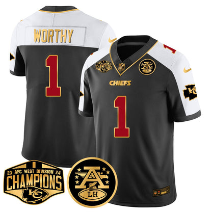 Chiefs 2024 AFC West Champs Jersey - All Stitched