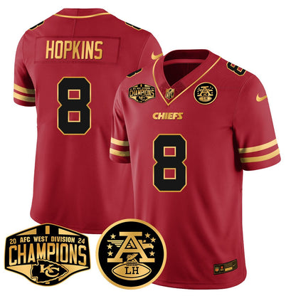Chiefs 2024 AFC West Champs Jersey - All Stitched