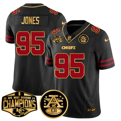 Chiefs 2024 AFC West Champs Jersey - All Stitched