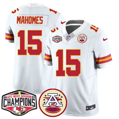 Chiefs 2024 AFC West Champs Jersey - All Stitched