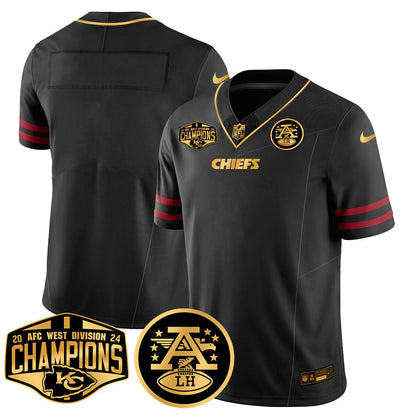 Chiefs 2024 AFC West Champs Jersey - All Stitched