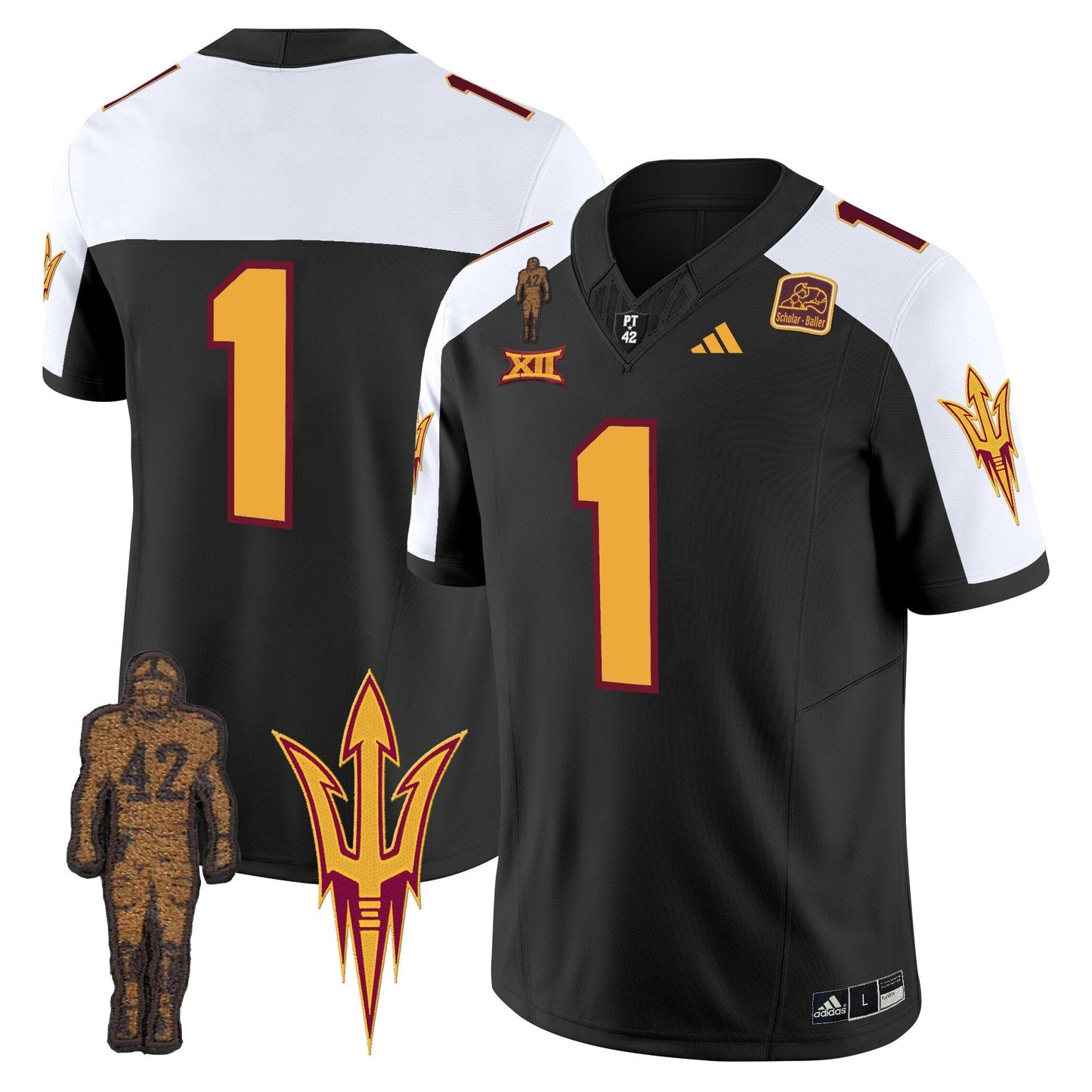 Arizona State Sun Devils Pat Tillman Honoring Patch Vapor Limited Jersey - All Stitched