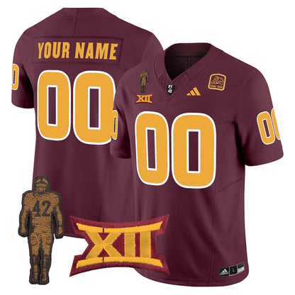 Arizona State Sun Devils Pat Tillman Honoring Patch Vapor Limited Custom Jersey - All Stitched