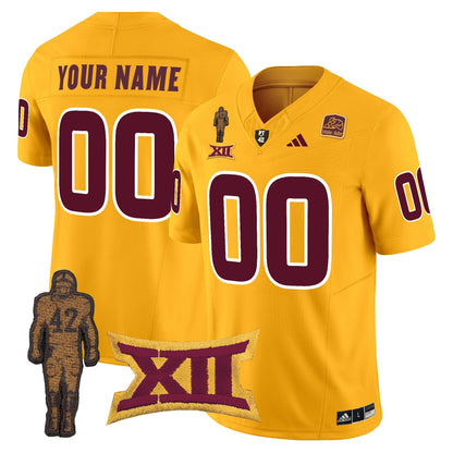 Arizona State Sun Devils Pat Tillman Honoring Patch Vapor Limited Custom Jersey - All Stitched