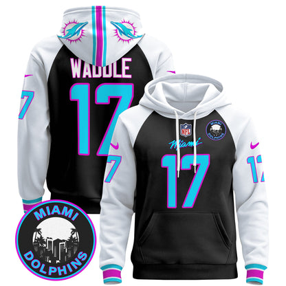 Men's Dolphins "Miami Vice" Pullover Hoodie - All Stitched