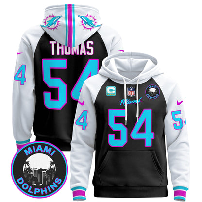 Men's Dolphins "Miami Vice" Pullover Hoodie - All Stitched