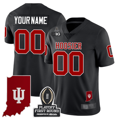 Custom Indiana Hoosiers 24/25 Jersey - CFP First Round Patch