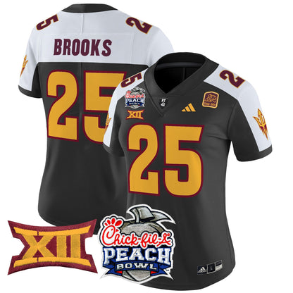 Women's Arizona State Sun Devils 2025 Peach Bowl Vapor Limited Jersey - All Stitched