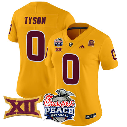 Women's Arizona State Sun Devils 2025 Peach Bowl Vapor Limited Jersey - All Stitched
