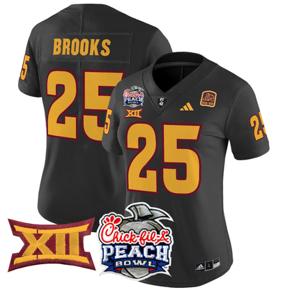 Women's Arizona State Sun Devils 2025 Peach Bowl Vapor Limited Jersey - All Stitched