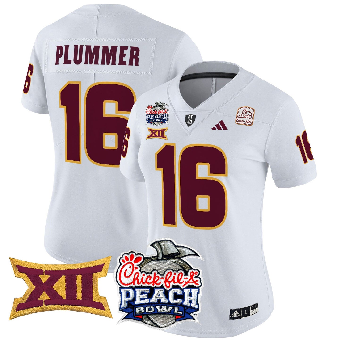Women's Arizona State Sun Devils 2025 Peach Bowl Vapor Limited Jersey - All Stitched