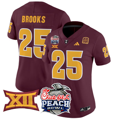 Women's Arizona State Sun Devils 2025 Peach Bowl Vapor Limited Jersey - All Stitched