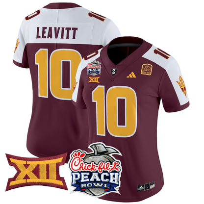 Women's Arizona State Sun Devils 2025 Peach Bowl Vapor Limited Jersey - All Stitched