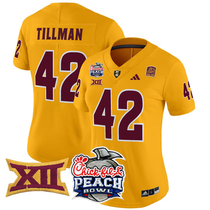 Women's Arizona State Sun Devils 2025 Peach Bowl Vapor Limited Jersey - All Stitched