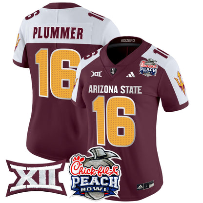 Women's Arizona State Sun Devils 2025 Peach Bowl Vapor Limited Jersey V2 - All Stitched