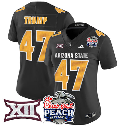 Women's Arizona State Sun Devils 2025 Peach Bowl Vapor Limited Jersey V2 - All Stitched