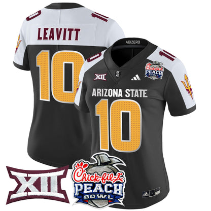 Women's Arizona State Sun Devils 2025 Peach Bowl Vapor Limited Jersey V2 - All Stitched
