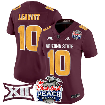 Women's Arizona State Sun Devils 2025 Peach Bowl Vapor Limited Jersey V2 - All Stitched